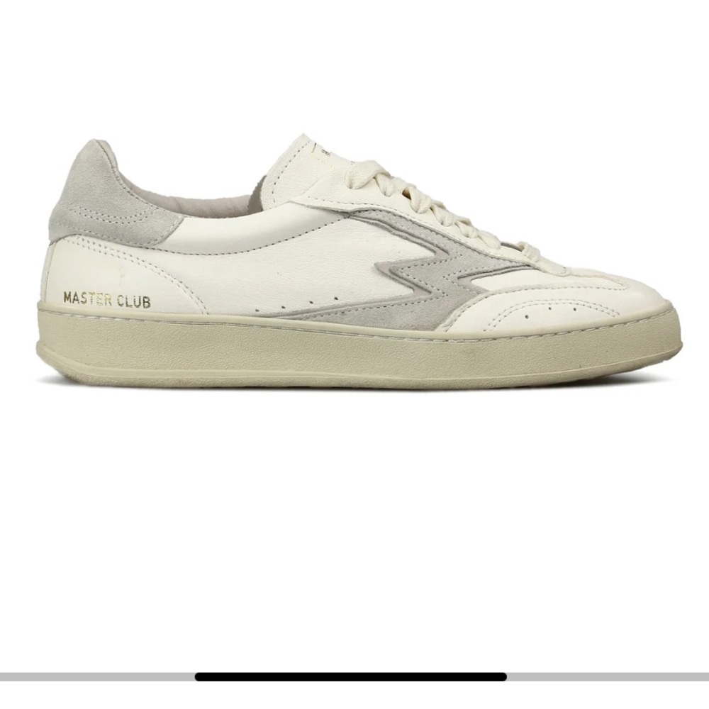MOA Concept Off white logo women’s club sneaker - size 38 Italian/8 US